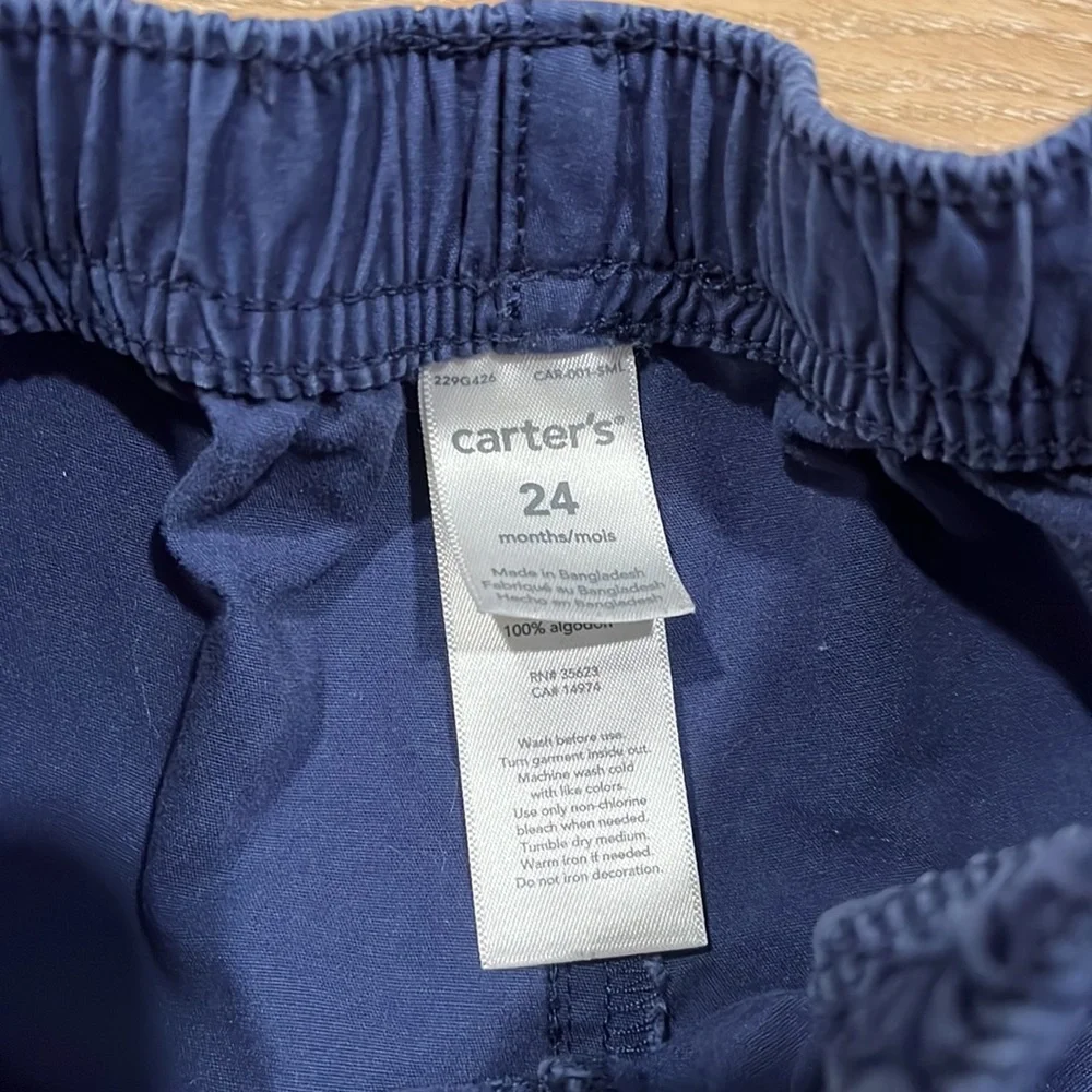 Carter’s Toddler Boys Shorts Bundle 24M | Lot of 5 Pull-On Summer Cotton Shorts